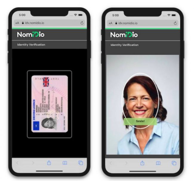 screen idv for face